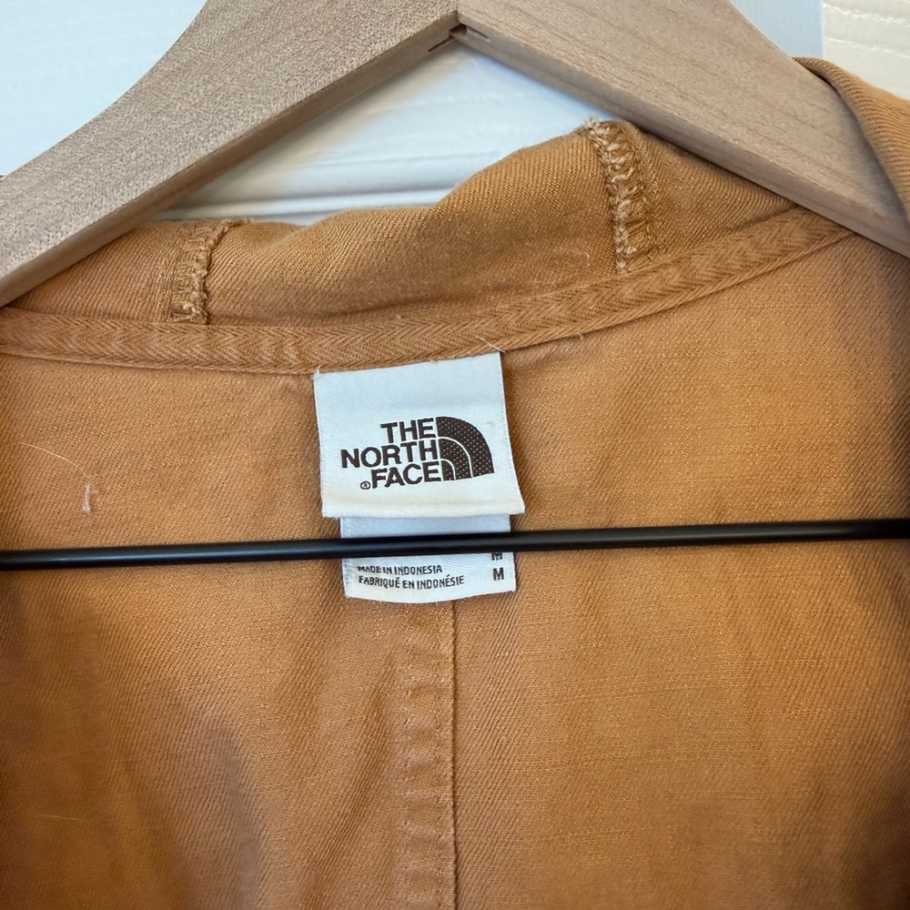 The North Face Shipler Full-Zip Hoodie Cotton Cedar Brown Jacket M - Picture 7 of 10